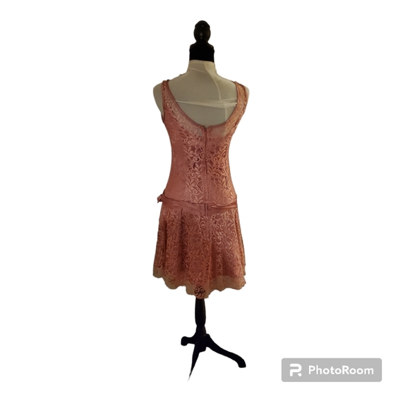 Vintage 80s Prom Dress - Picture 3 of 8